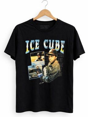 Ice Cube Graphic T-Shirt Men’s Large Black Hip Hop Rap Tee